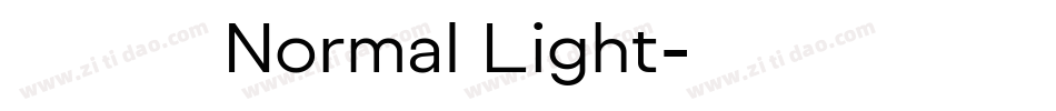 ヒカリ角ゴ Normal Light字体转换